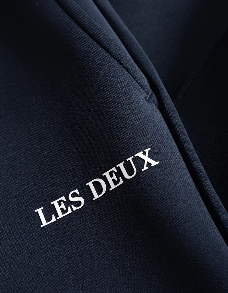 LES DEUX verryttelyhousut, BALLIER TRACK PANTS Tummansininen
