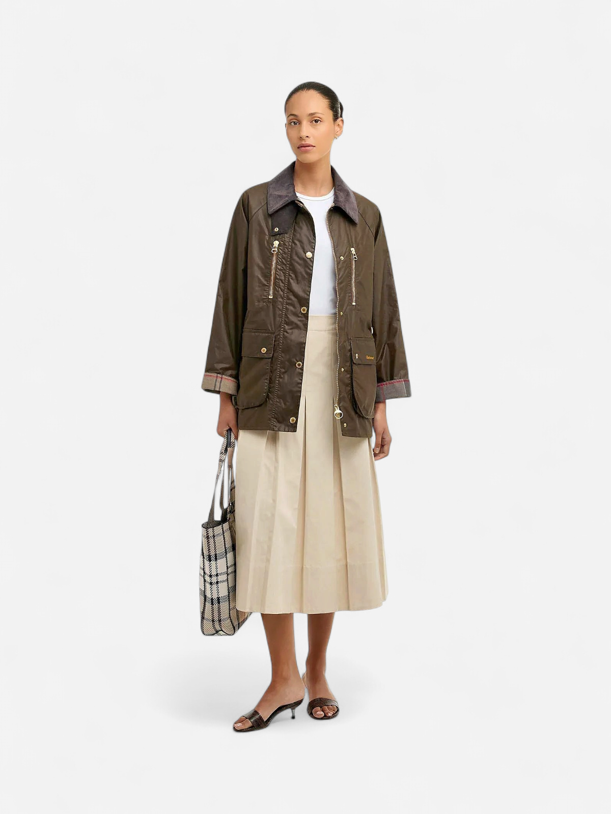 Barbour naisten takki Argill Wax, tummanruskea - Kekäle.fi