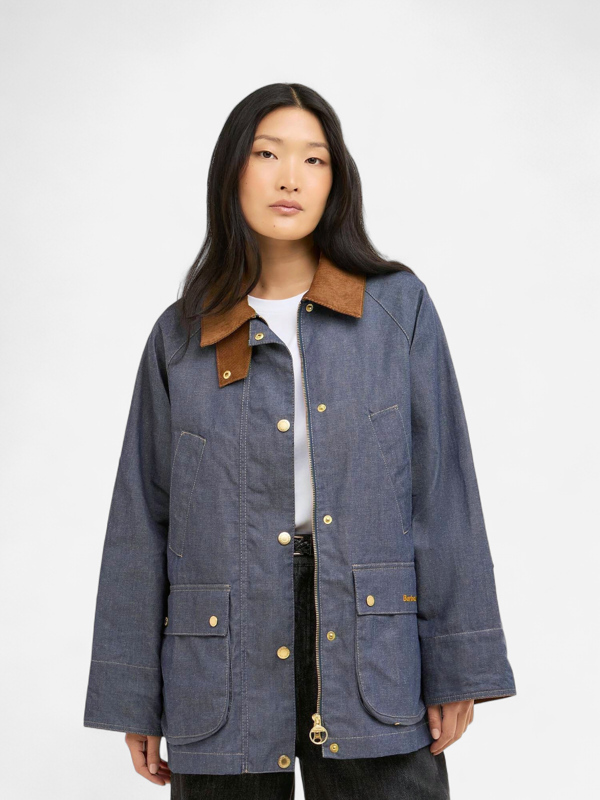 Barbour naisten takki Barbour Asker Casual, sininen indigo - Kekäle.fi