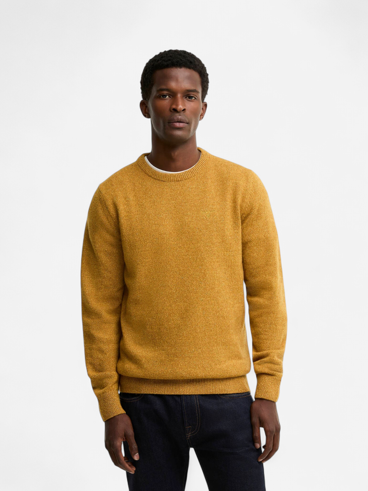Barbour Ess Tisbury CREWNECK KELTAINEN - Kekäle.fi