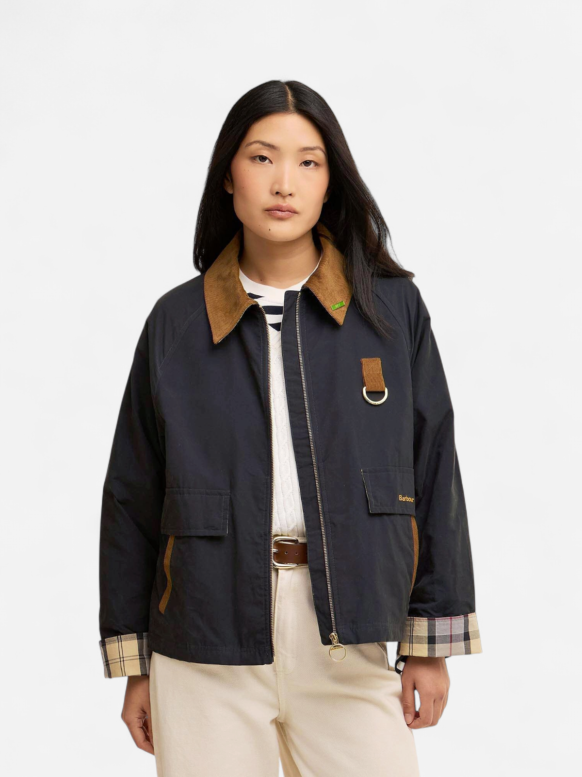 Barbour naisten takki Icon Spey, tummansininen - Kekäle.fi