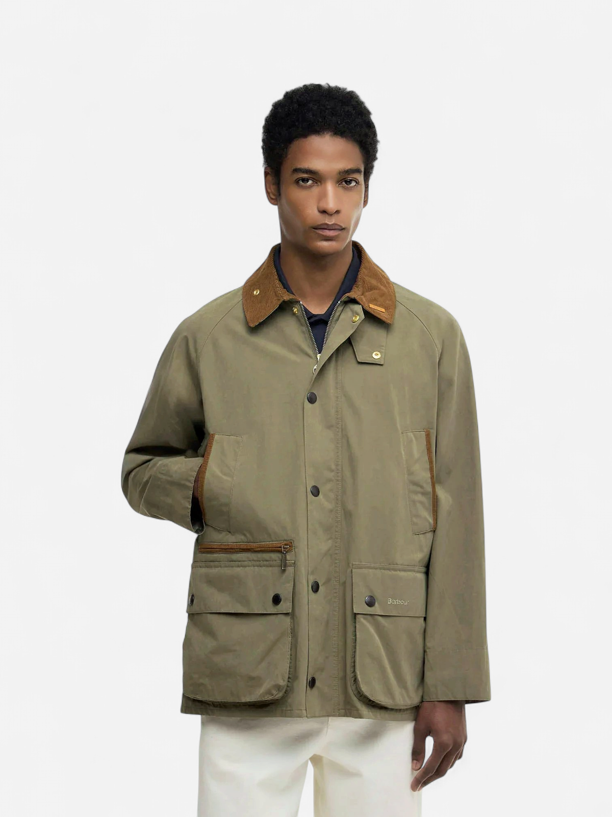 Barbour miesten takki Icons Bedale Jacket, khaki - Kekäle.fi