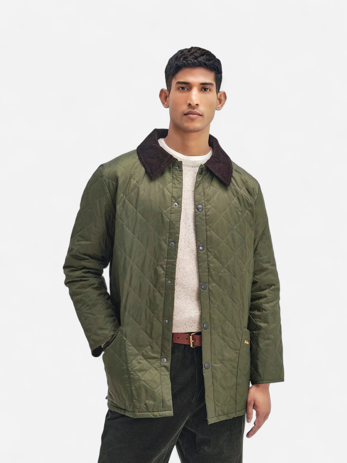 Barbour miesten takki, Barbour Heritage Liddesdale Quilted Jack Khaki - Kekäle.fi