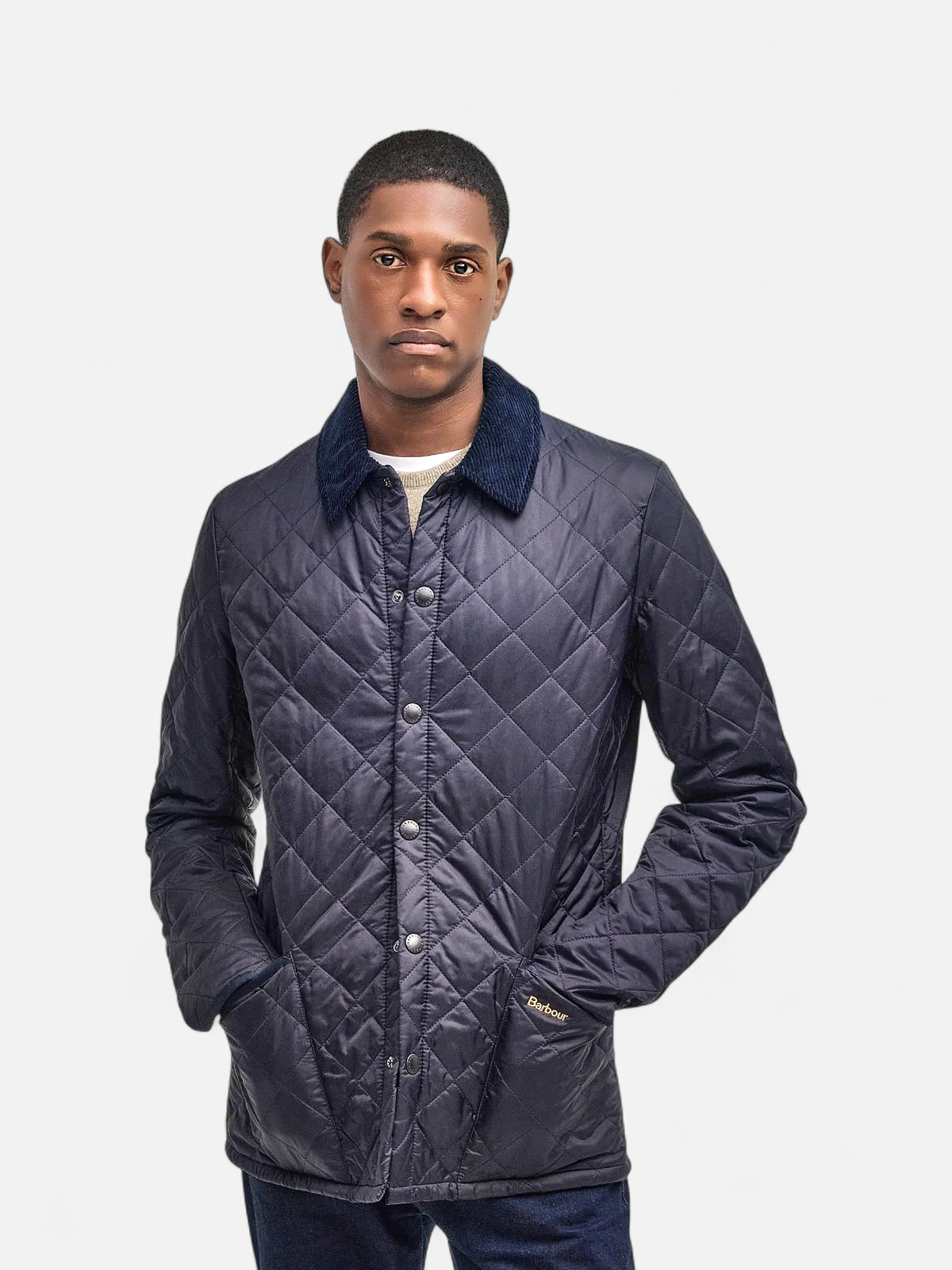 Barbour miesten takki, Barbour Heritage Liddesdale Quilted Jack Tummansininen - Kekäle.fi