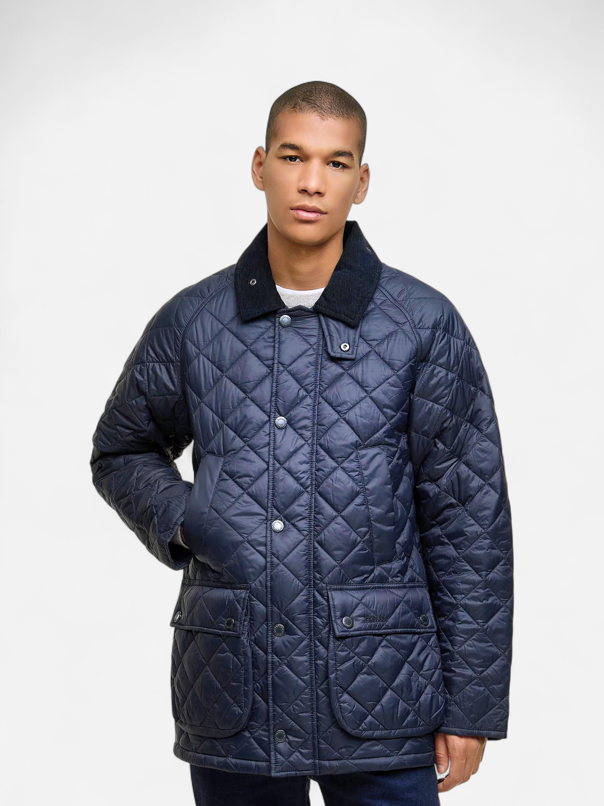 Barbour miesten tikkitakki, Barbour Essential Bedale Quilted Jacket Tummansininen - Kekäle.fi