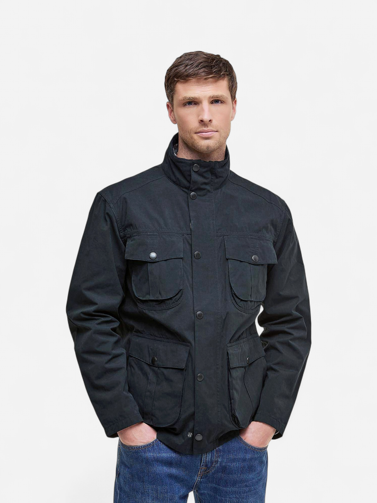 Barbour miesten takki Sanderling Casual Jacket, tummansininen - Kekäle.fi