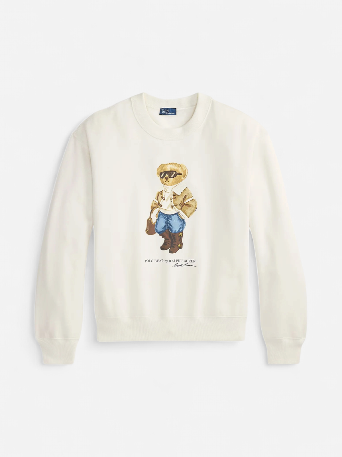 BEAR KNIT-SWEATSHIRT VALKOINEN - Kekäle.fi