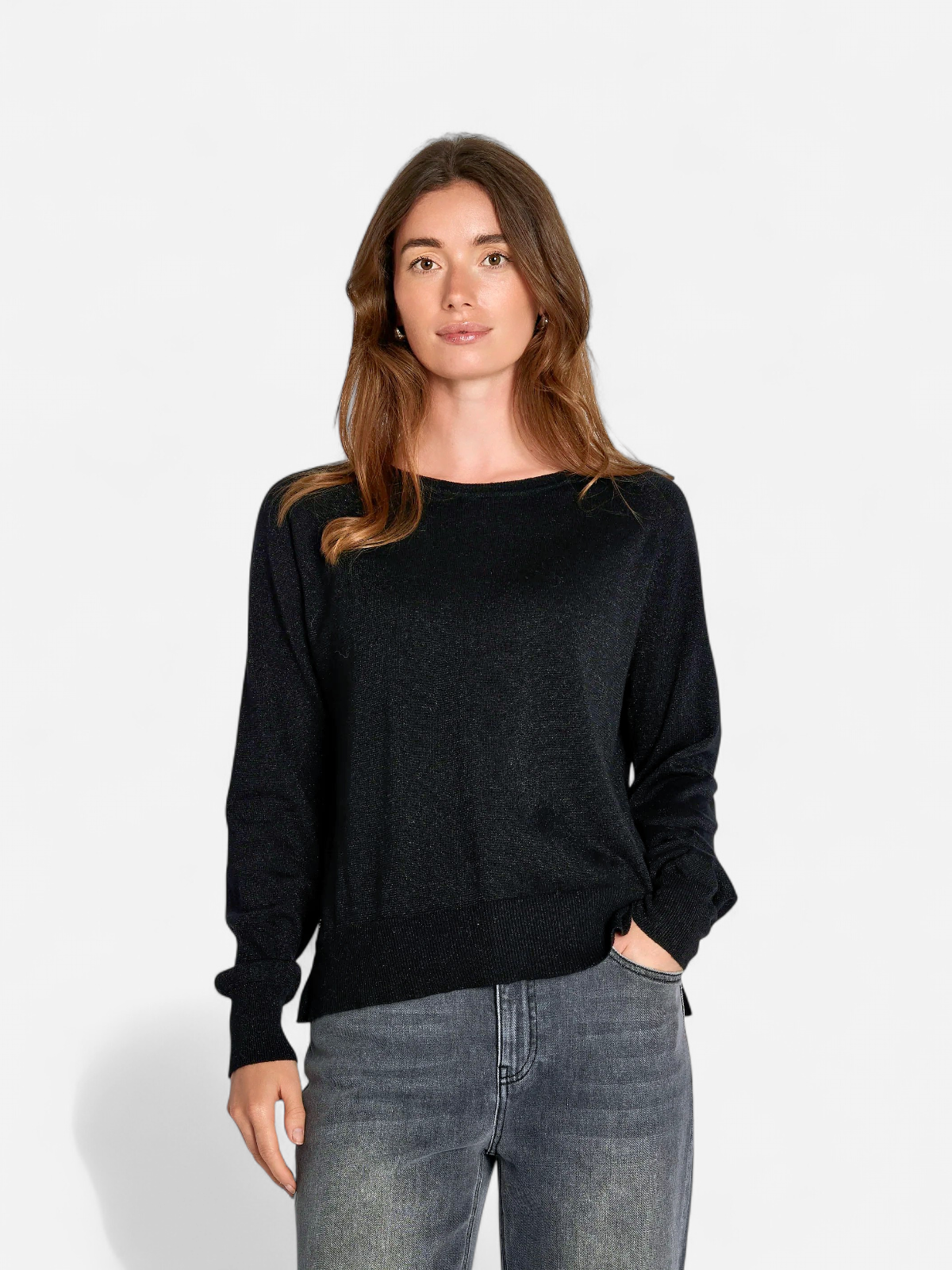 Philosophy Blues Original naisten neulepusero BEKKA KNIT SWEATER, musta - Kekäle.fi