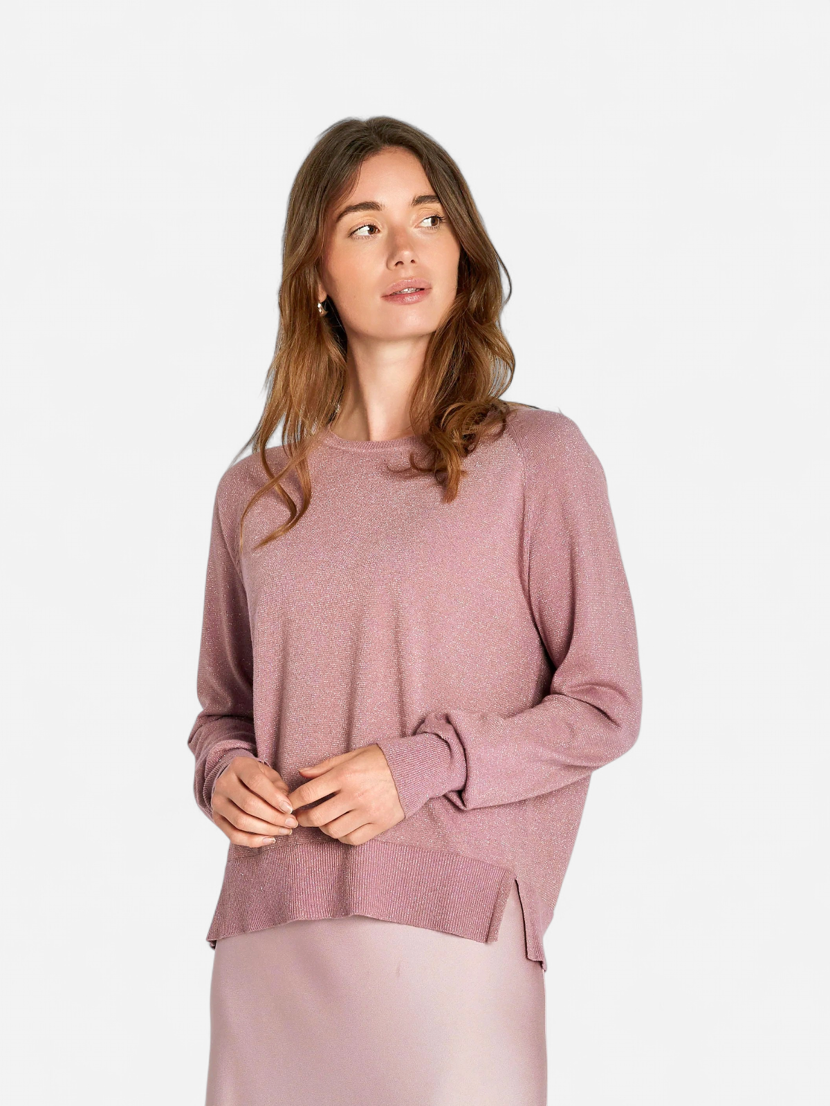 Philosophy Blues Original naisten neulepusero BEKKA KNIT SWEATER, vaaleanpunainen - Kekäle.fi
