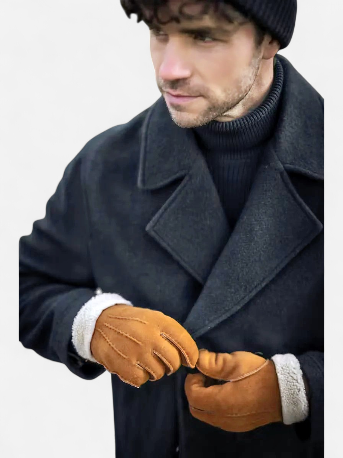 Hestra unisex käsineet Bernard Suede Glove, konjakinruskea - Kekäle.fi