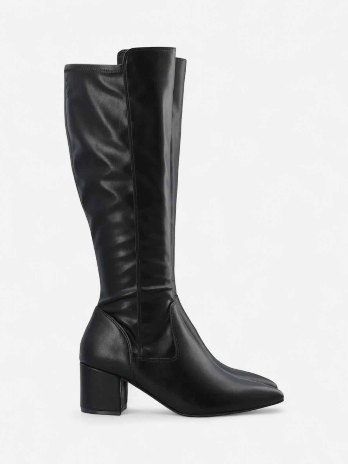 BIADEVIVED Stretch Knee High Boot Smooth MUSTA - Kekäle.fi