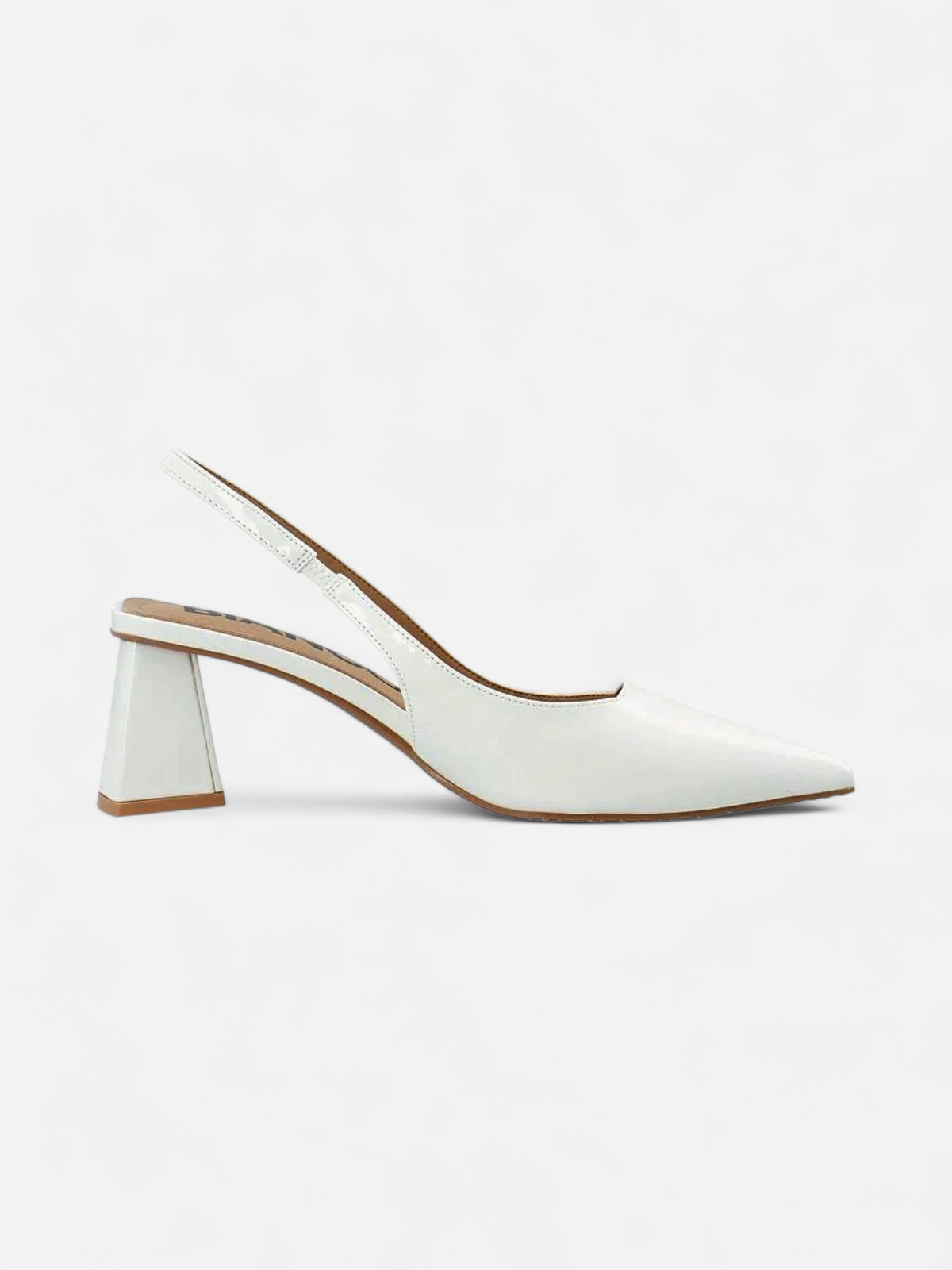 BIAMARALYN Slingback HEEL PATENT LUONNONVALKOINEN - Kekäle.fi