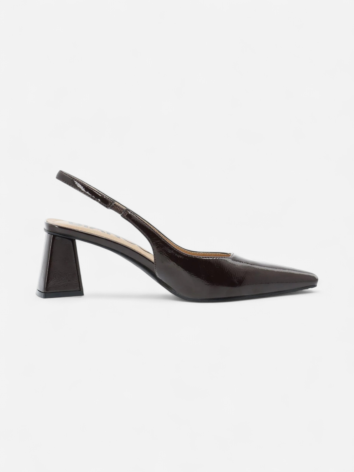 Bianco naisten avokkaat Biamaralyn Slingback Heel Patent, tummanruskea - Kekäle.fi