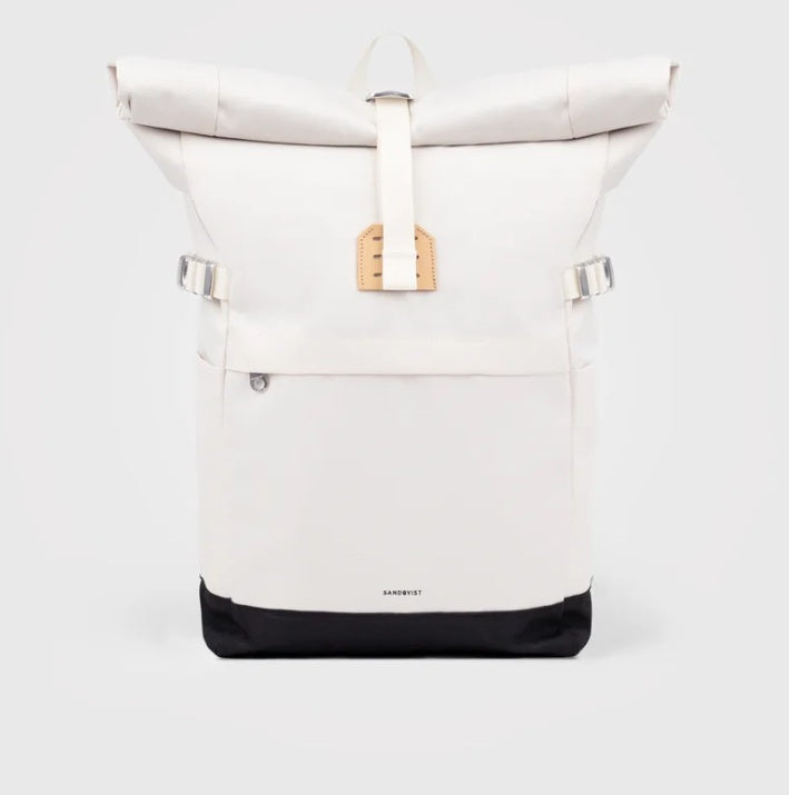 Sandqvist reppu Icon Rolltop Backpack 14'', beige