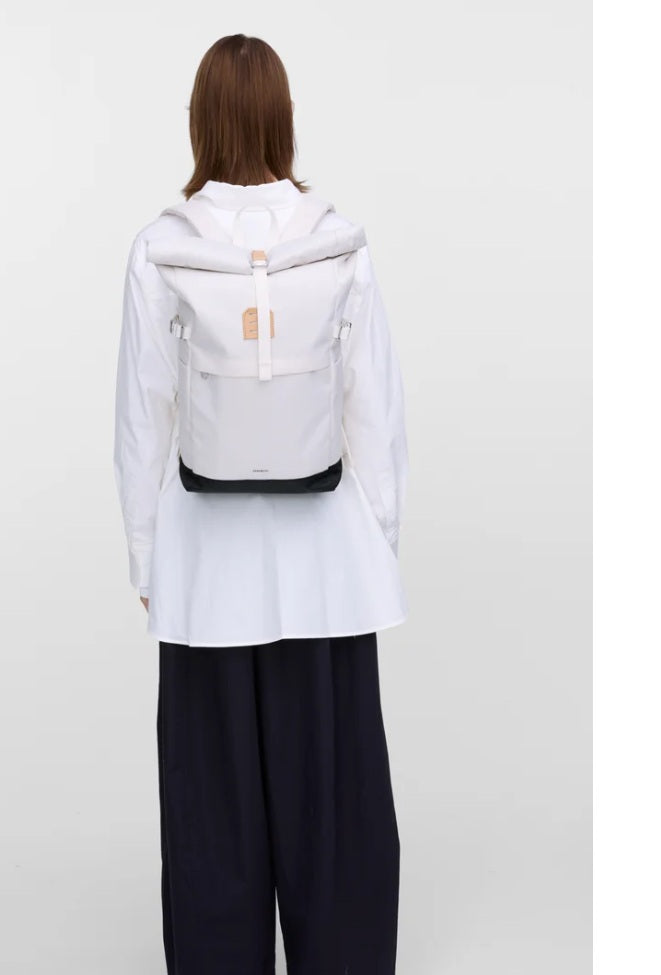 Sandqvist reppu Icon Rolltop Backpack 14'', beige
