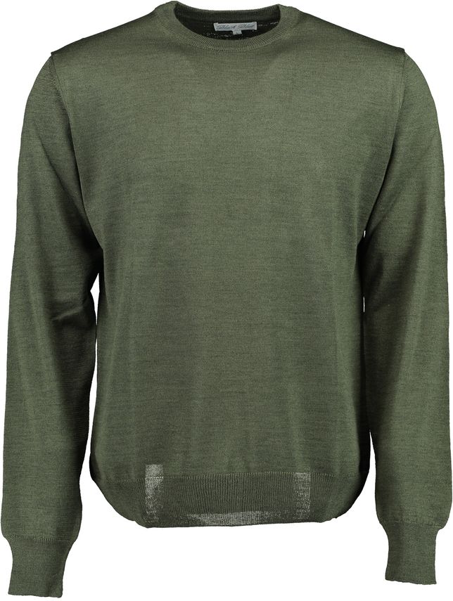 black-blue-miesten-neulepusero-merino-o-neck-vihrea-1