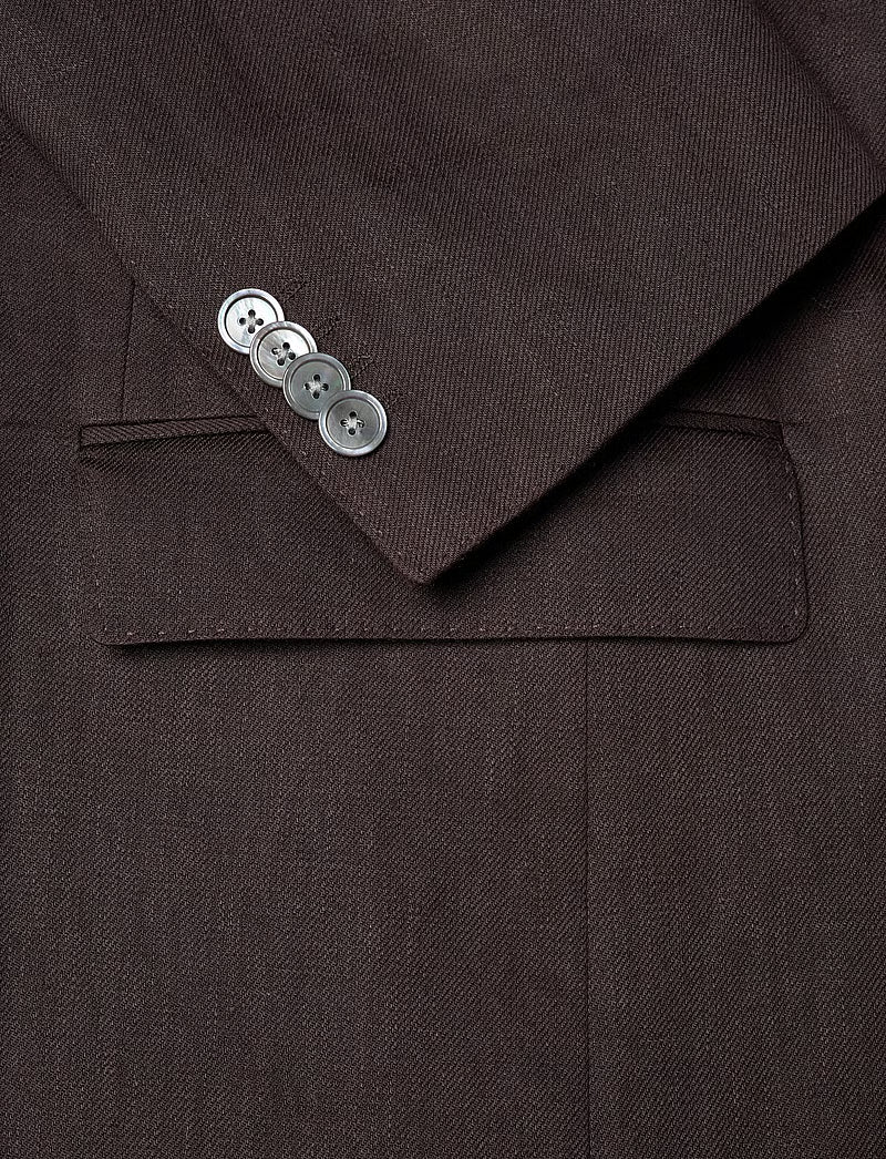 Hugo Boss miesten bleiseri H-Hutson-Peak-262, tummanruskea