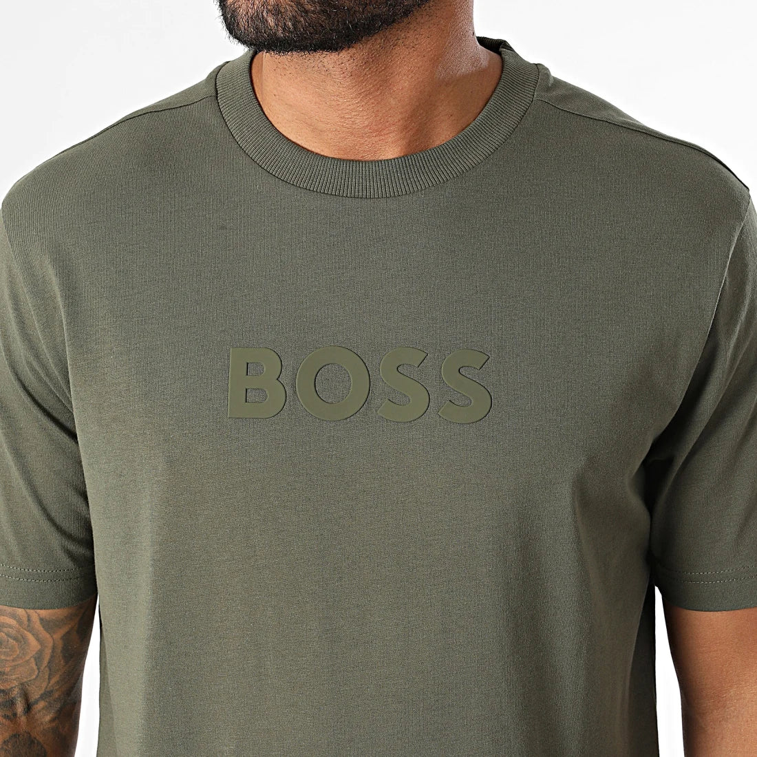 Hugo Boss miesten T-paita Tee, Khaki