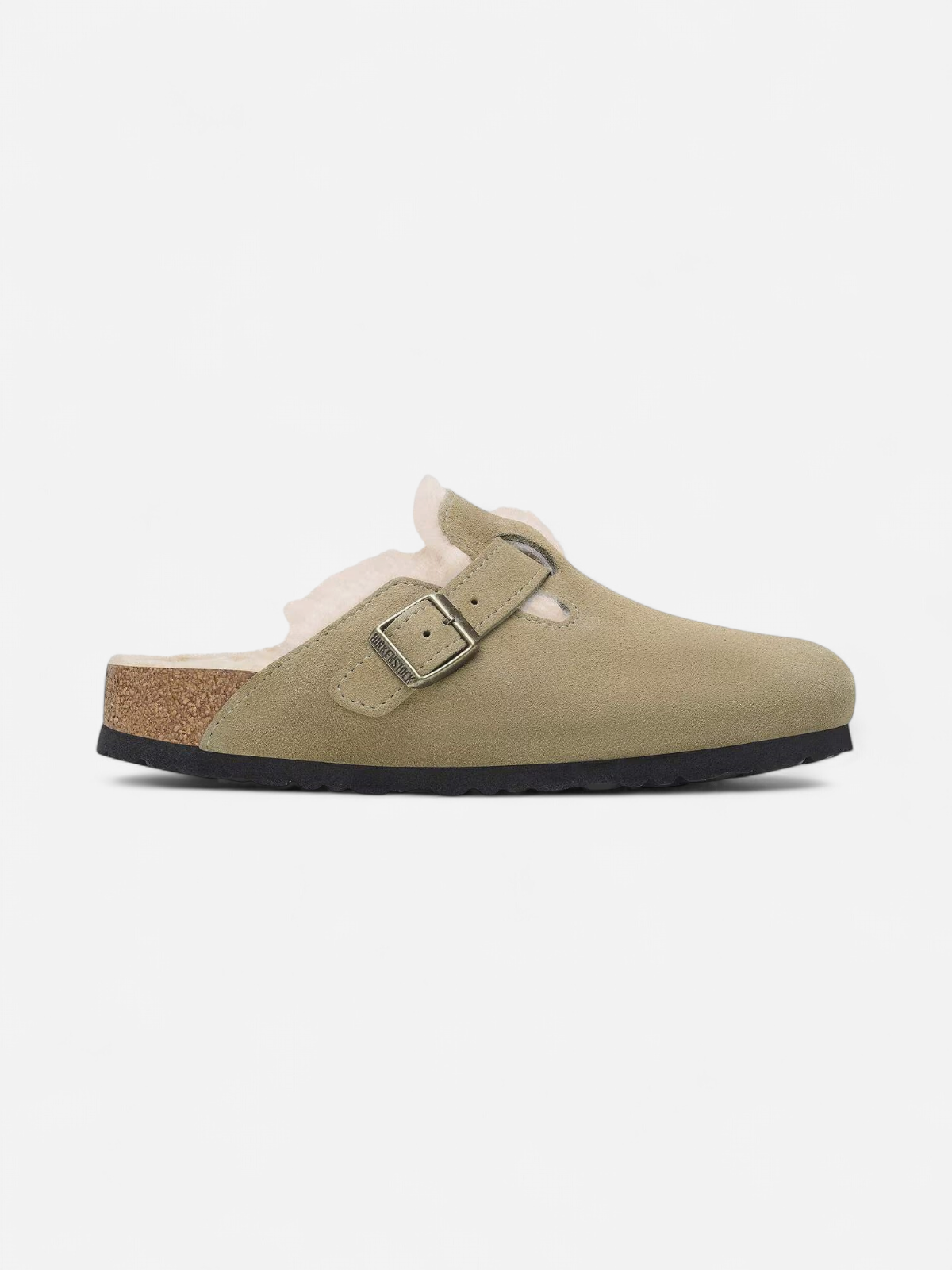 Birkenstock naisten tossut Boston Shearling, Thyme - Kekäle.fi