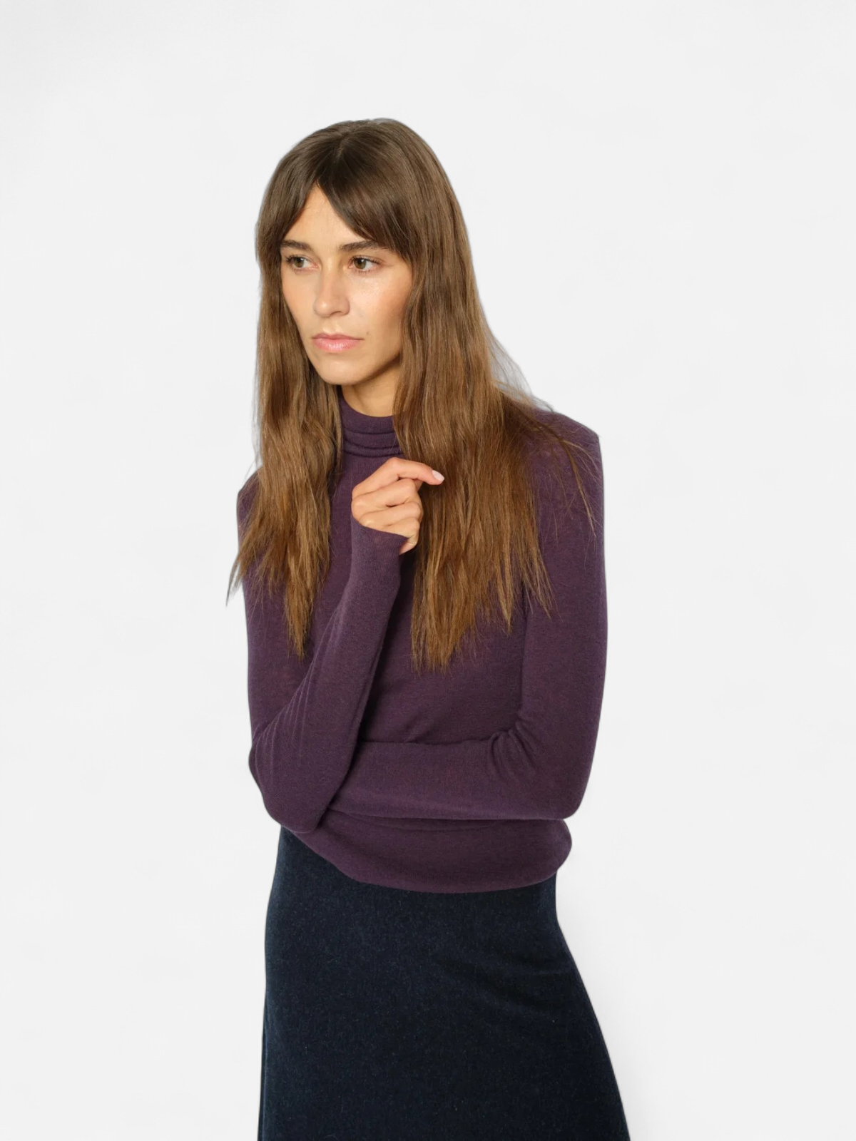 BOUCH ROLLNECK KNIT VIOLETTI, LILA - Kekäle.fi