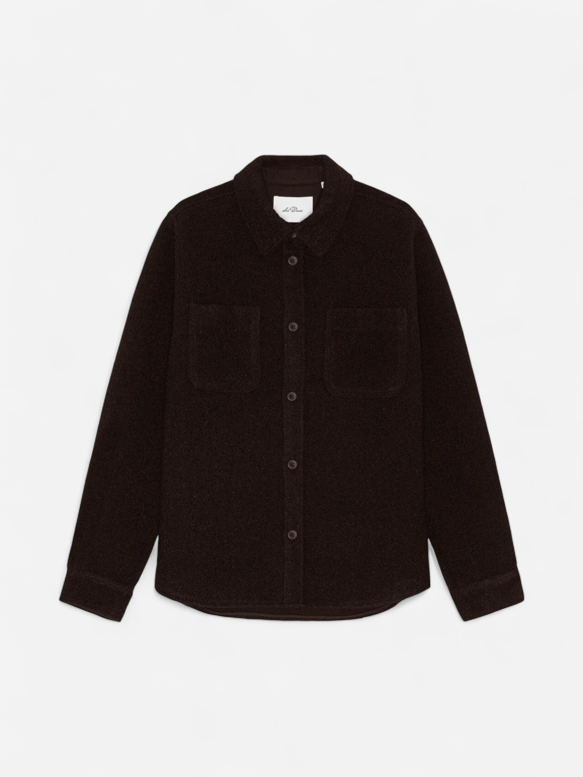 BOUCLÉ OVERSHIRT TUMMANRUSKEA - Kekäle.fi