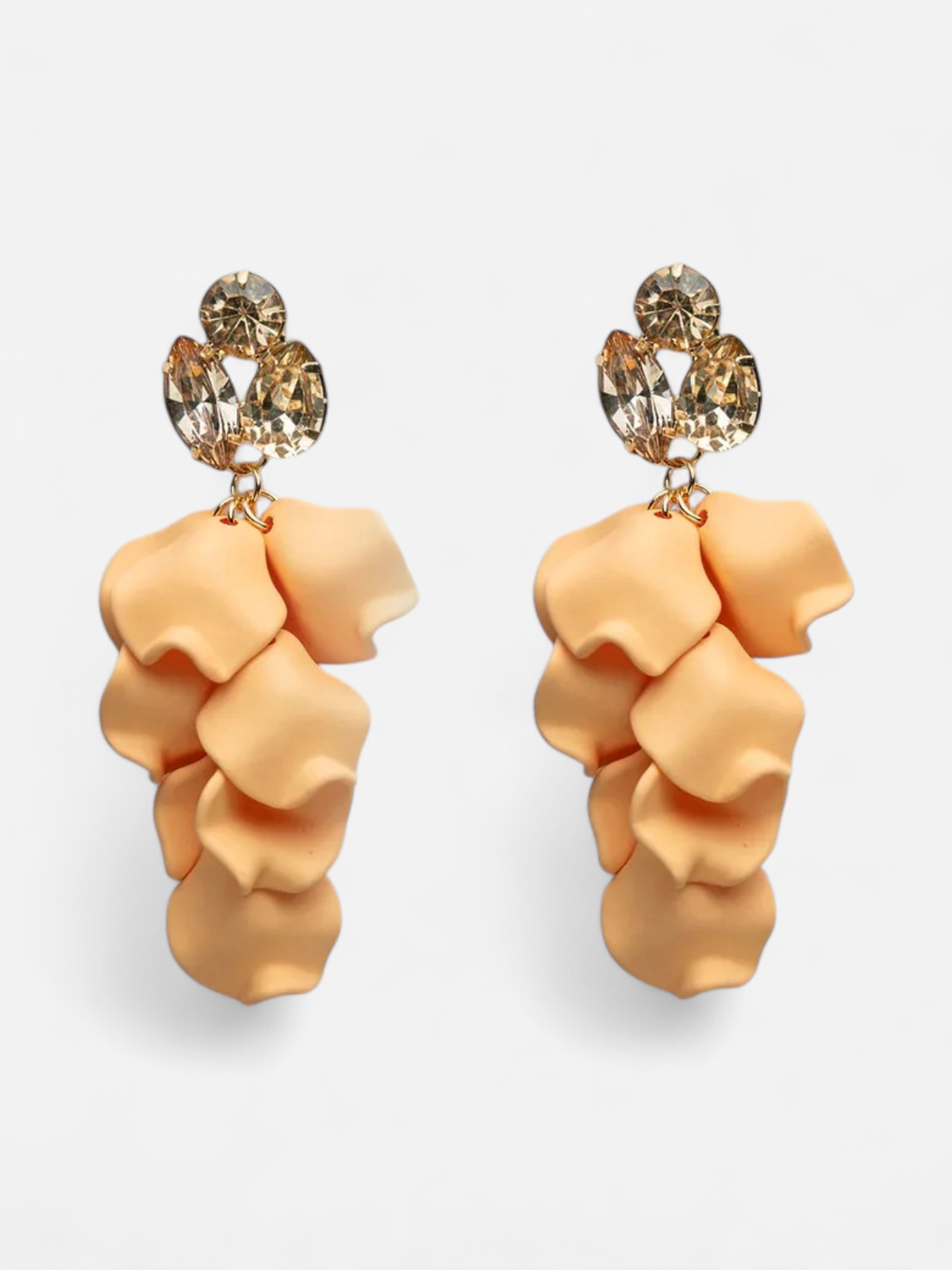 Bow 19 korvakorut, LEAF STONE EARRINGS Keltainen - Kekäle.fi