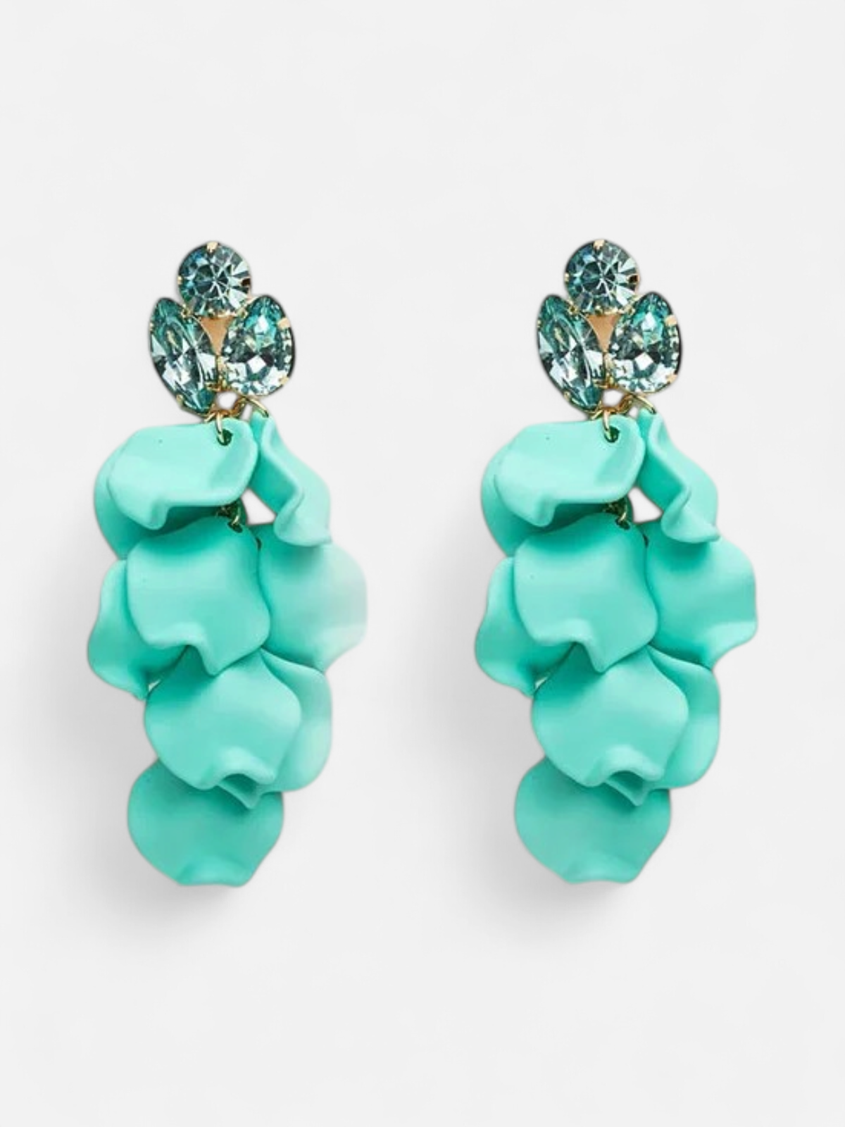 Bow 19 korvakorut, LEAF STONE EARRINGS Vihreä - Kekäle.fi