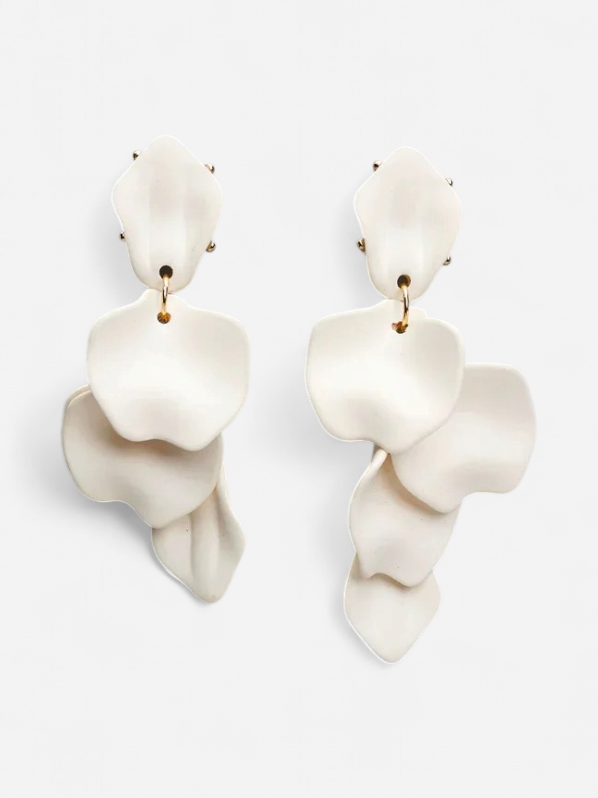 Bow 19 korvakorut, PEARL LEAF EARRINGS Valkoinen - Kekäle.fi