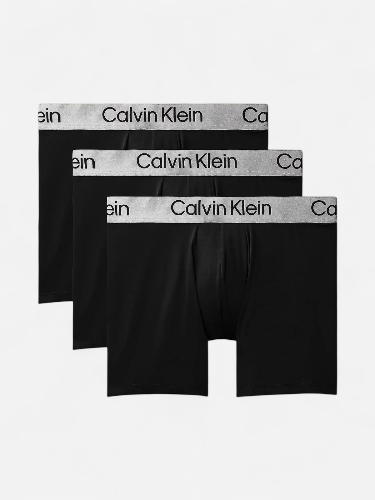 Calvin Klein miesten bokserit 3-pack Brief Silver, musta - Kekäle.fi