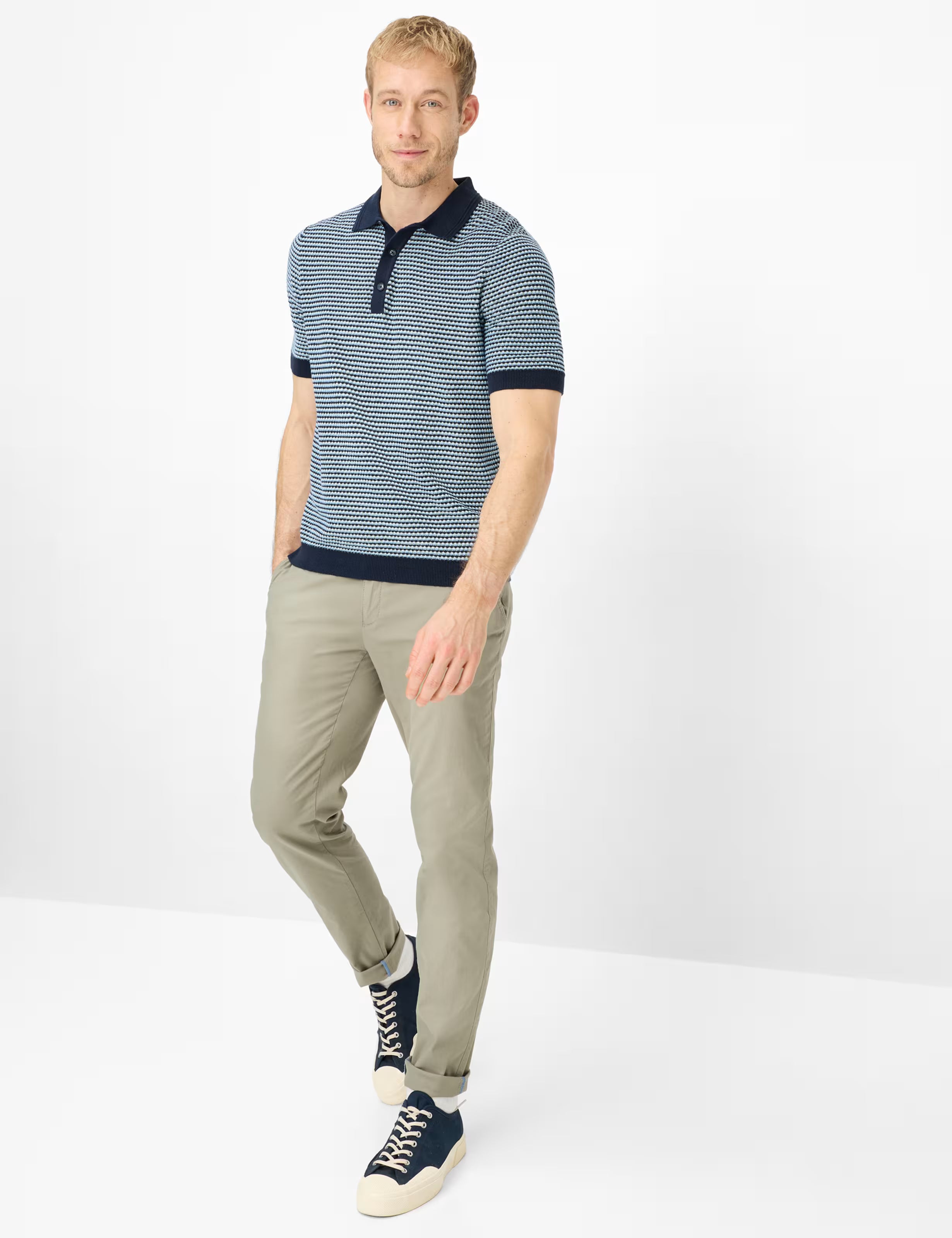 Brax miesten chinot Fabio Hi-Flex Chino, vihreä