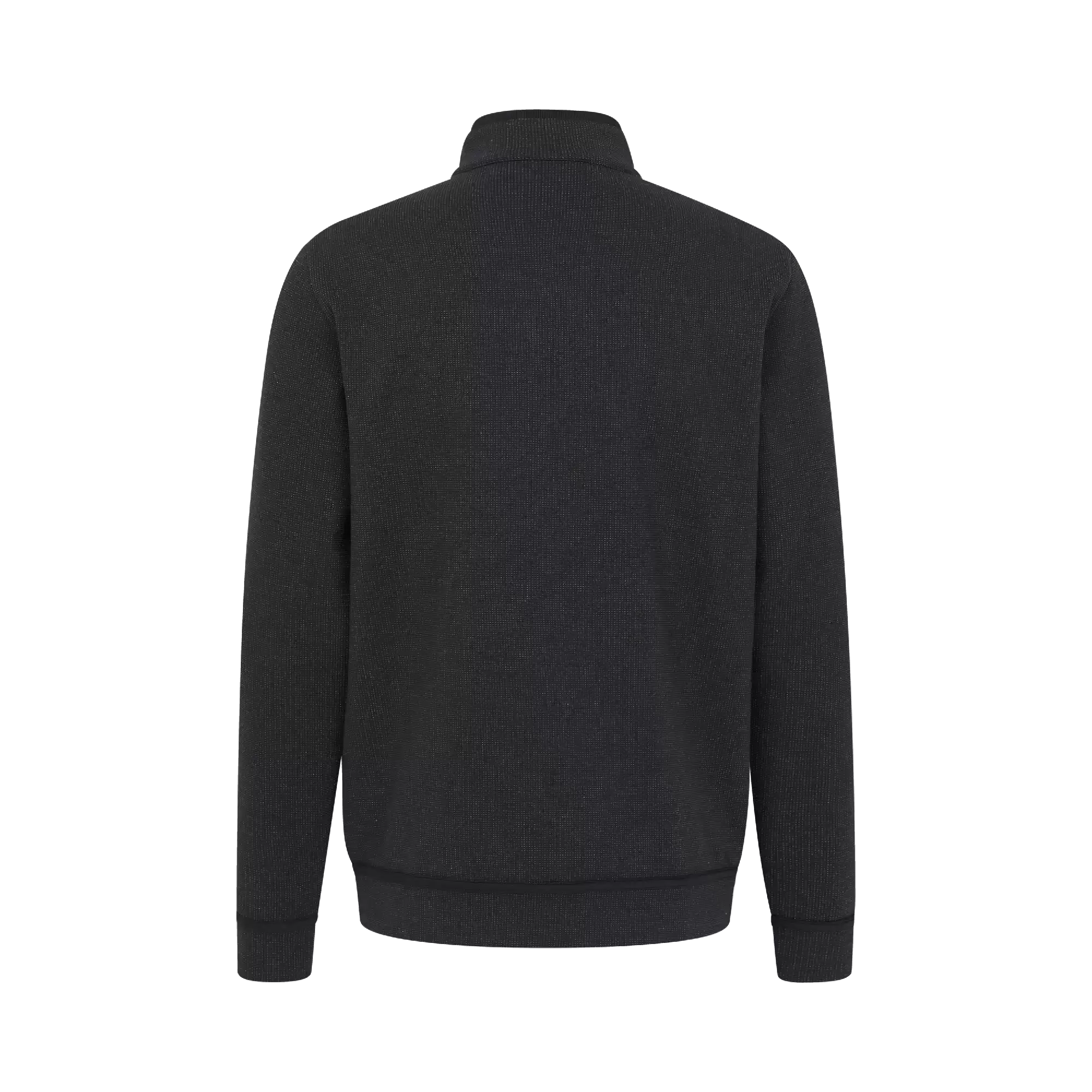 bugatti-miesten-collegetakki-full-zip-sweatshirt-musta-4