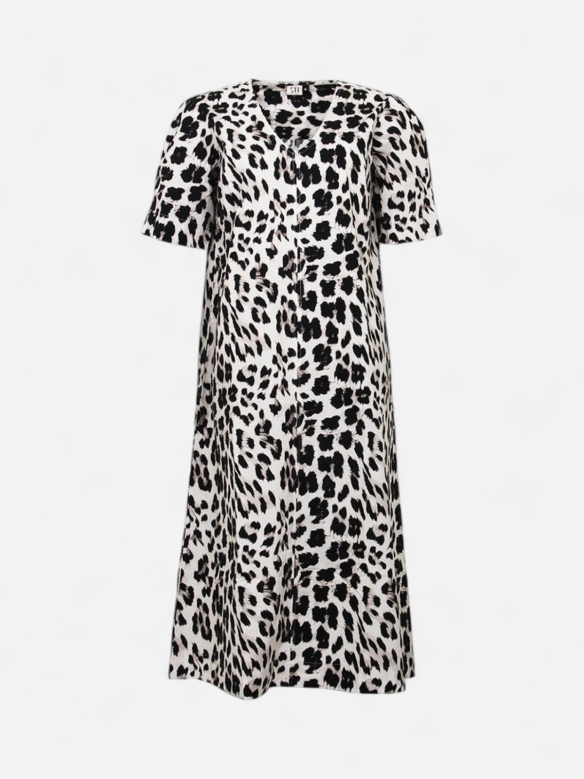S.T.I Naisten Midimekko Caila Dress, Musta Kuosi - Kekäle.fi