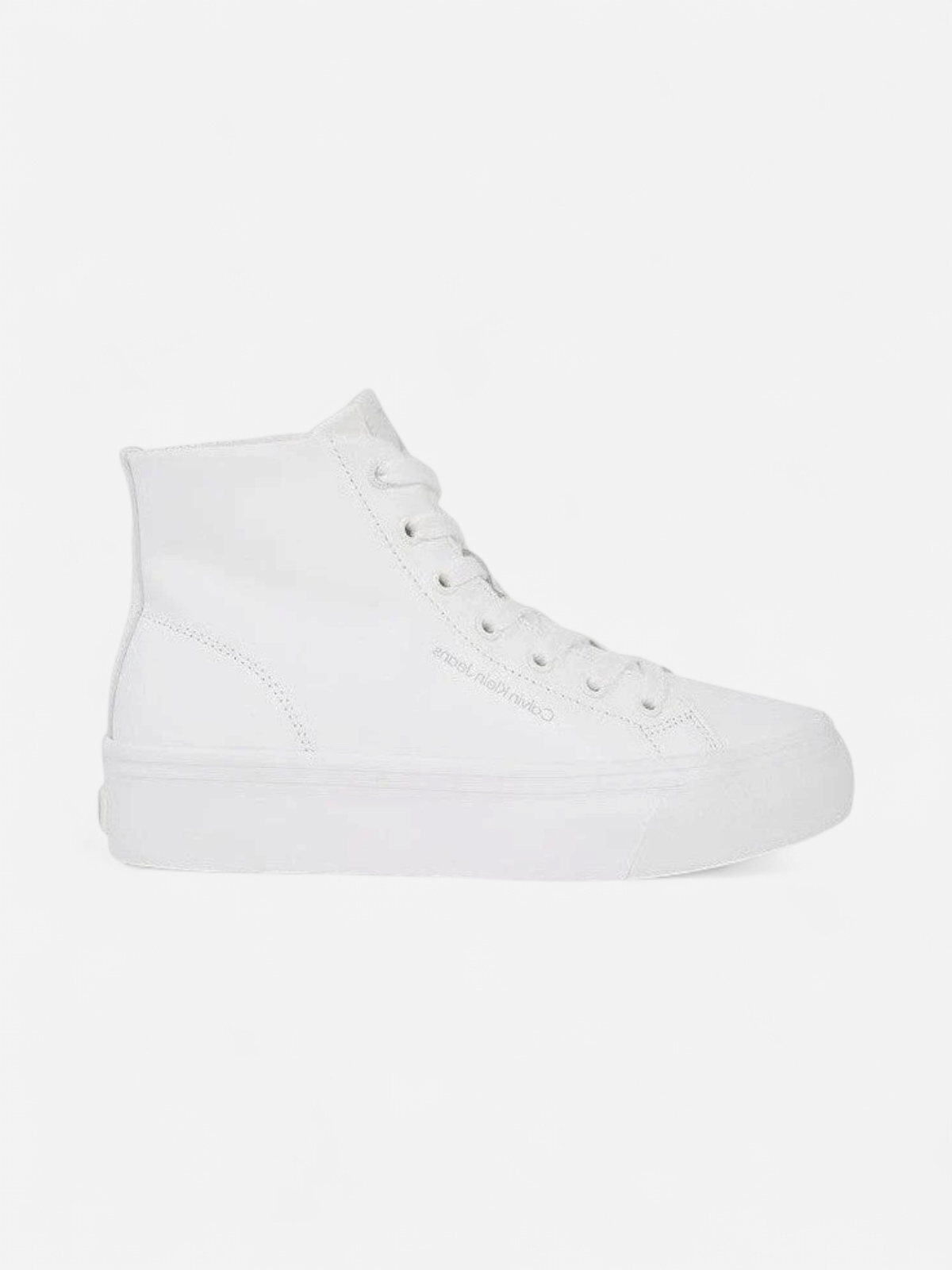 Calvin Klein Accessories naisten kengät Vulc Flatform Mid MG LTH, valkoinen - Kekäle.fi