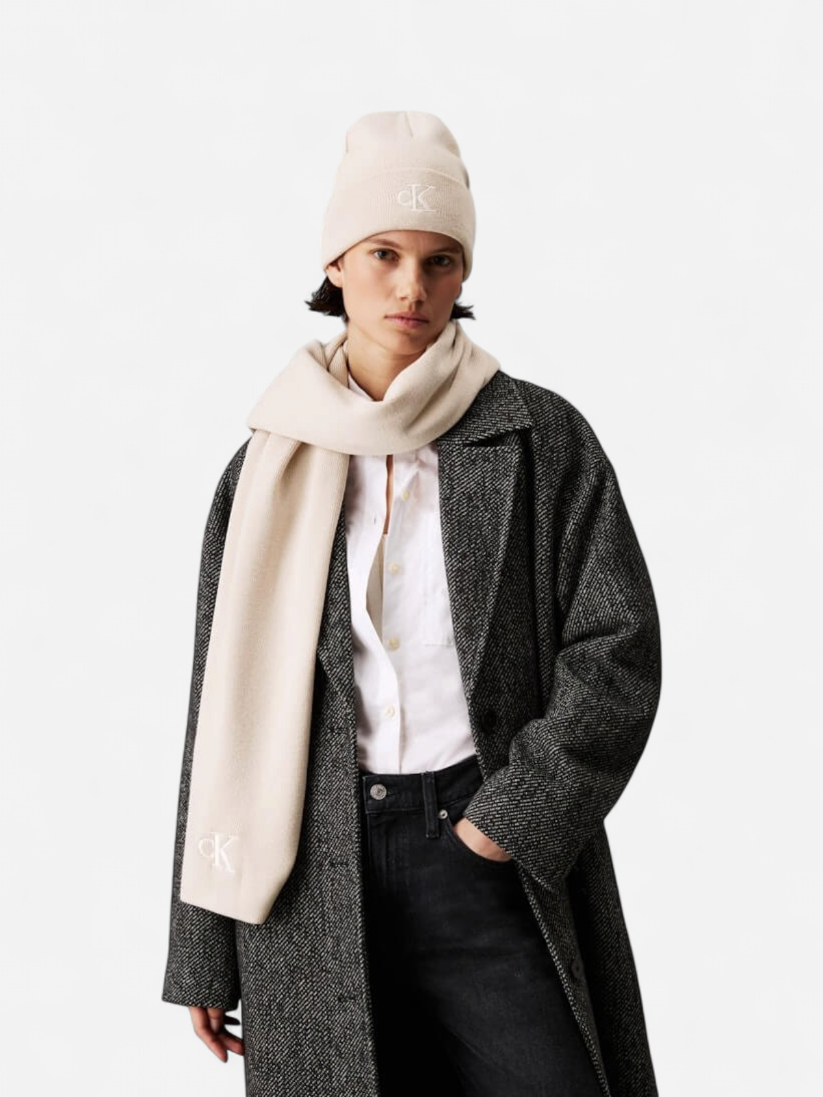 Calvin Klein Accessories Naisten Pipo & Huivi, GIFT BEANIE & SCARF SET Kitti - Kekäle.fi