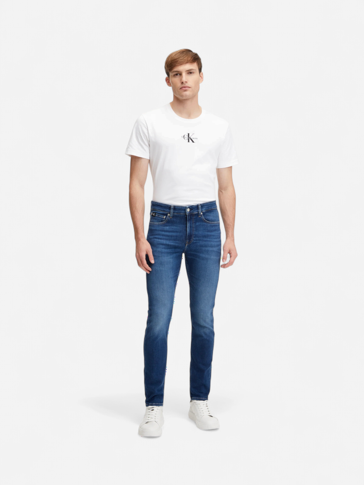 Calvin Klein Jeans farkut, SLIM TAPER 1BJ Sininen, Indigo - Kekäle.fi