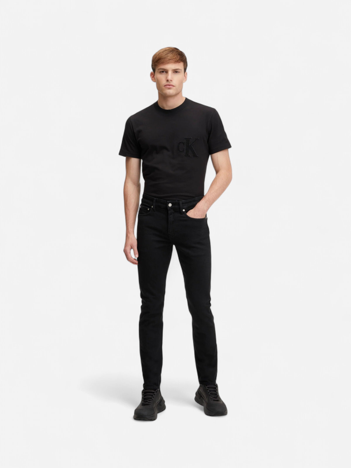 Calvin Klein Jeans farkut, SLIM TAPERED  Musta - Kekäle.fi