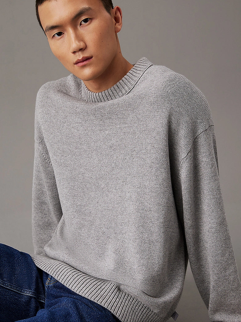calvin-klein-jeans-miesten-neulepusero-cotton-wool-crew-neck-sweater-vaaleanharmaa-3