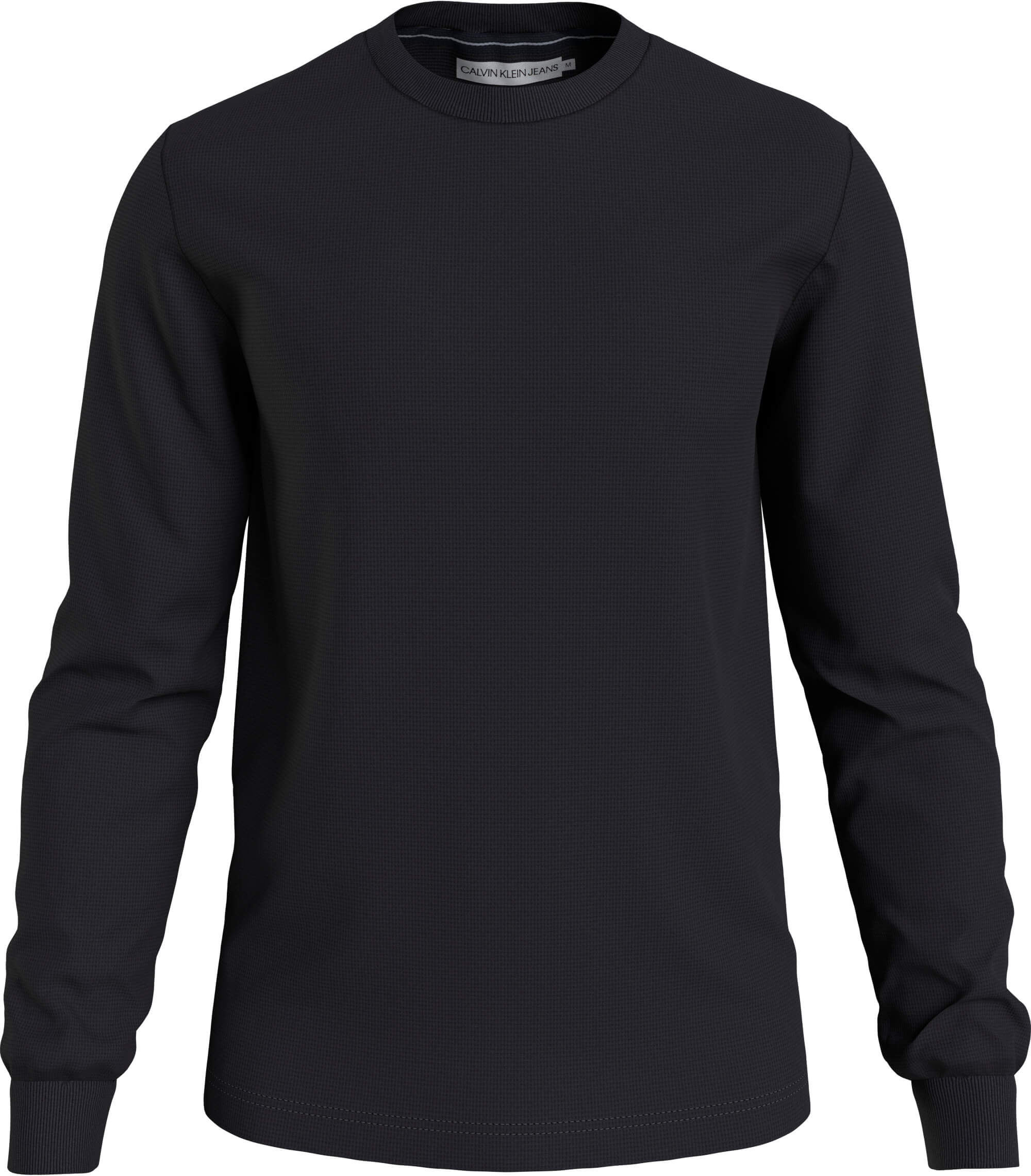 calvin-klein-jeans-miesten-paita-monologo-badge-waffle-ls-tee-musta-1