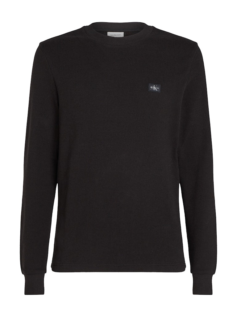 calvin-klein-jeans-miesten-paita-woven-tap-waffle-ls-tee-musta-5