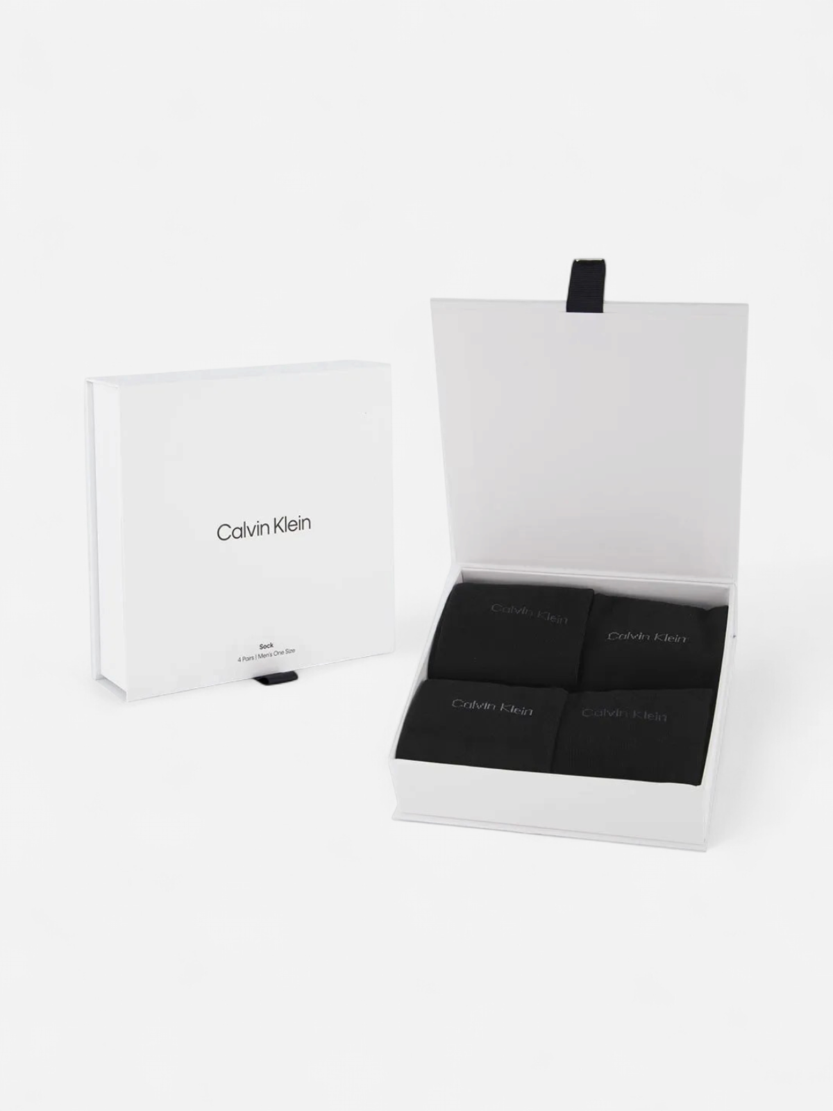 Calvin Klein Men Miesten Sukat 4-Pack, GIFTBOX Musta - Kekäle.fi