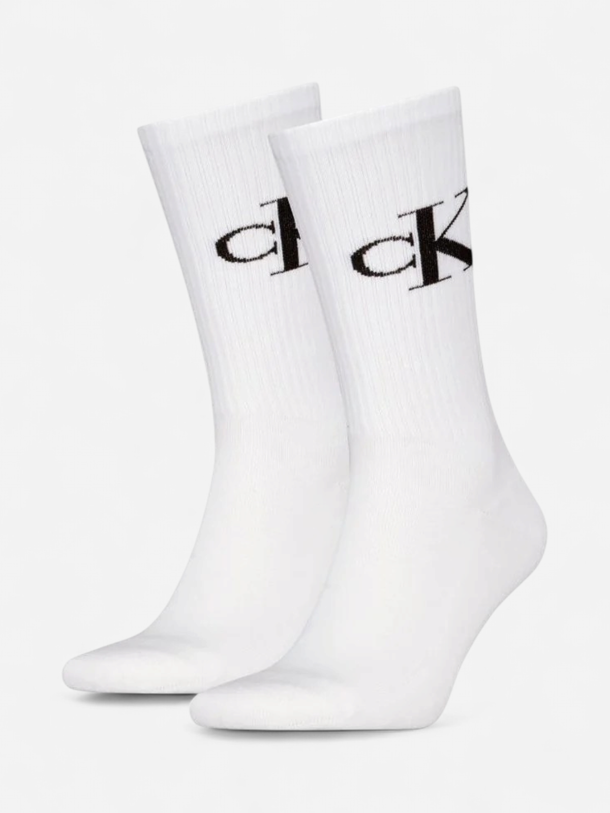 Calvin Klein Miesten Sukat, CKJ SOCK 2P MONOGRAM NOS Valkoinen - Kekäle.fi