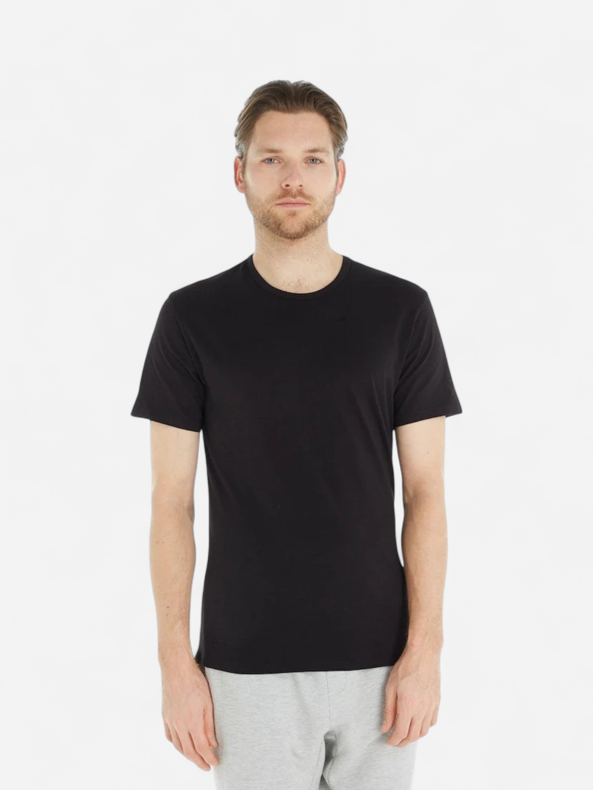 Calvin Klein Miesten T-paita, 2P SS CREW T-SHIRT NOS Musta - Kekäle.fi