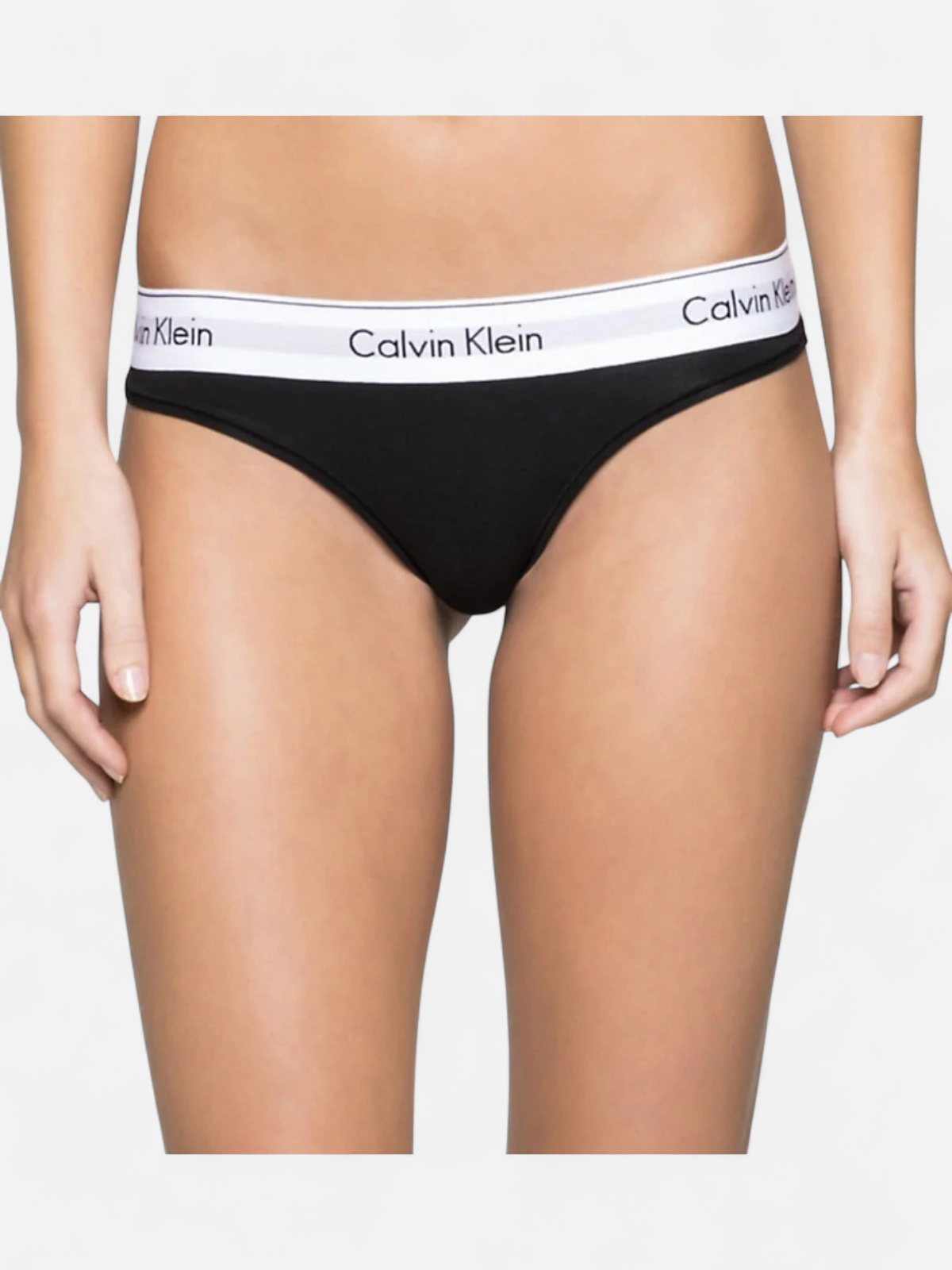 Calvin Klein Naisten Alushousut, Thong Musta - Kekäle.fi