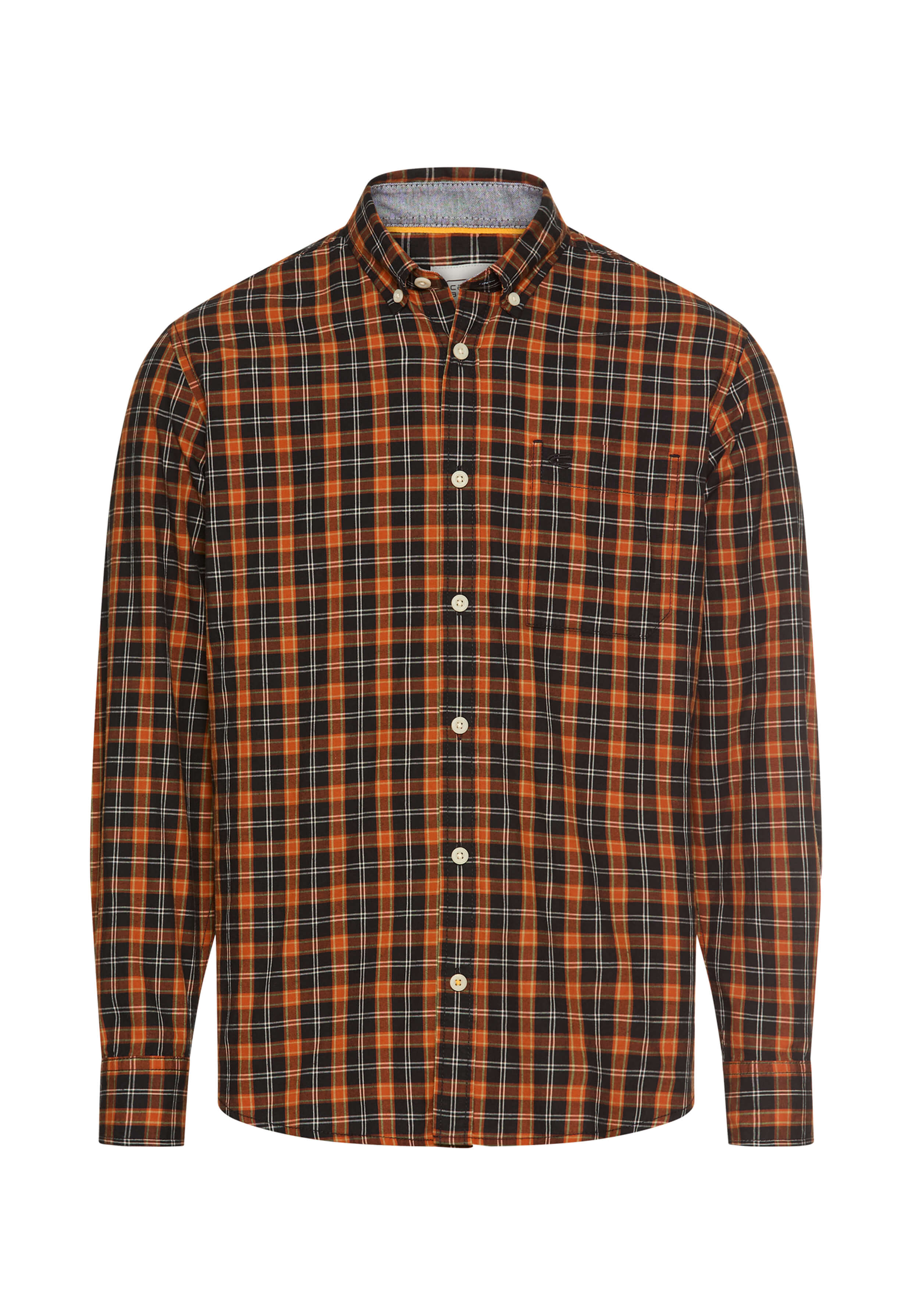 camel-active-miesten-kauluspaita-checked-ls-shirt-oranssi-kuosi-1