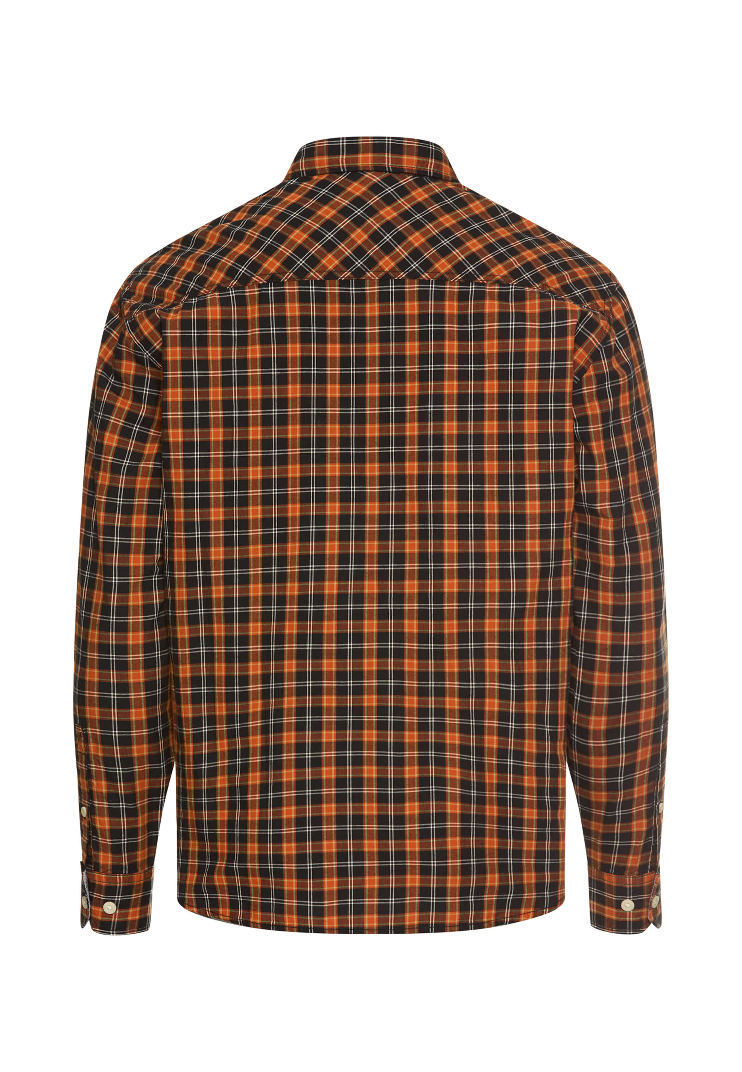 camel-active-miesten-kauluspaita-checked-ls-shirt-oranssi-kuosi-2
