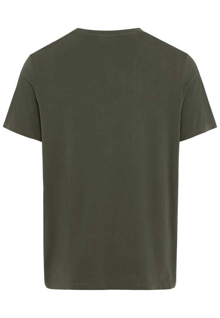 Camel Active miesten T-paita Cotton T-shirt, vihreä