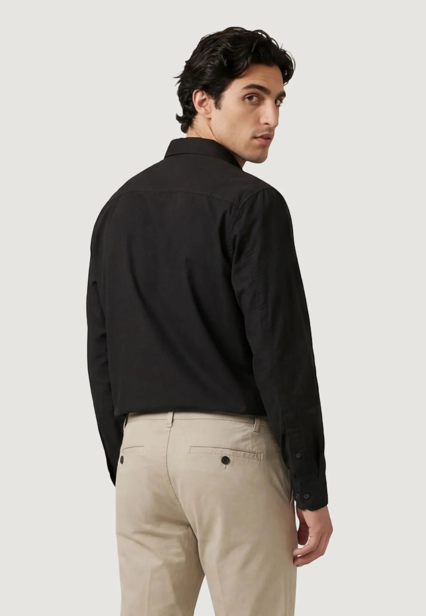 Calvin Klein Jeans miesten paitatakki LS Utility Relaxed Overshirt, musta