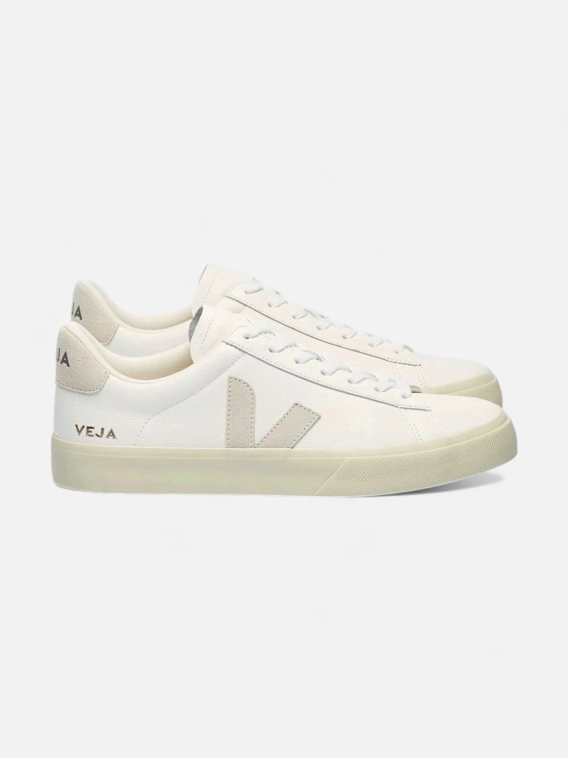 Veja naisten tennarit Campo Sneaker Extra White Natural Suede, valkoinen - Kekäle.fi