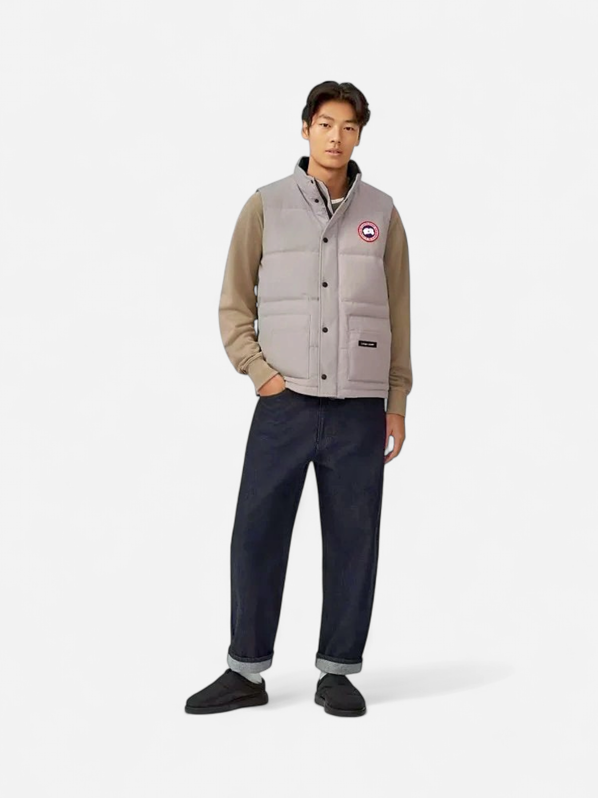 Canada Goose Miesten Liivi, FREESTYLE CREW VEST Beige - Kekäle.fi