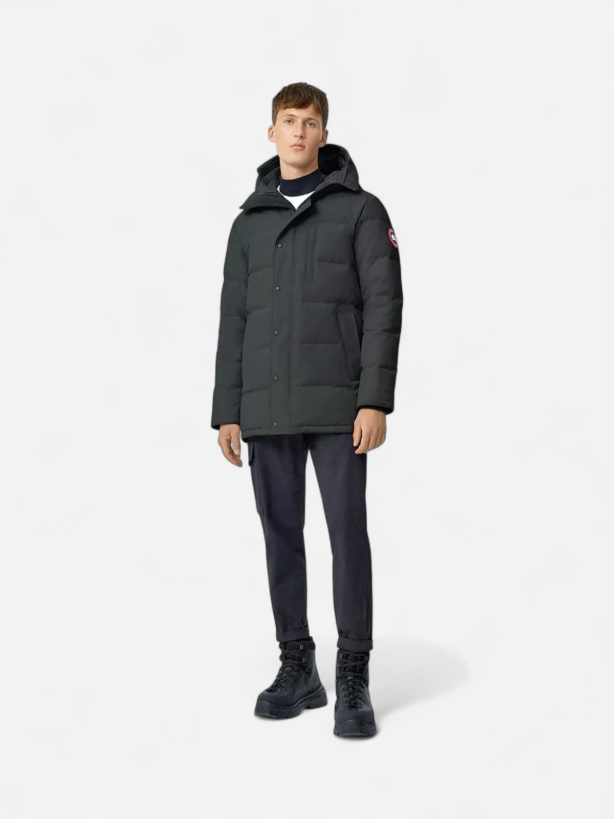 Canada Goose Miesten Untuvatakki, CARSON PARKA Musta - Kekäle.fi